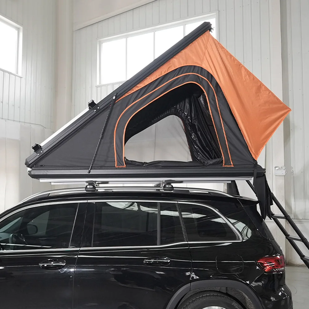 Hot selling：Easy Set up Camping Tent Fast Open Portable Car Hard Shell Top Roof Offroad Camper Van Rooftop Tent