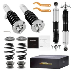 Coilover Suspension Kit For BMW E46 323i 325i 328i 330i 318d Coilovers 1998-2005 Adjustable Height Suspension Spring Camber