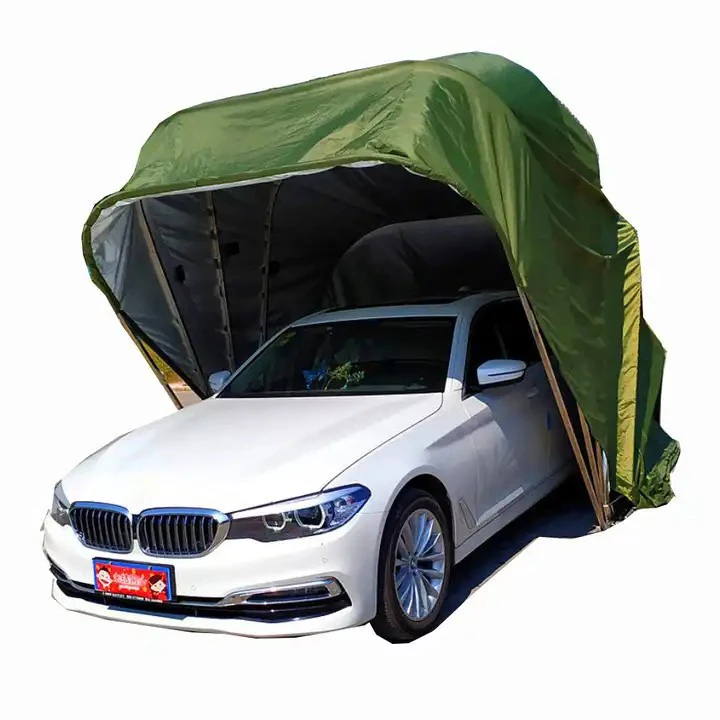 

Car Tent Portable Manual Waterproof Car House Shelter Carport Parking Canopy Galvanized Steel Retractable Garage Custom