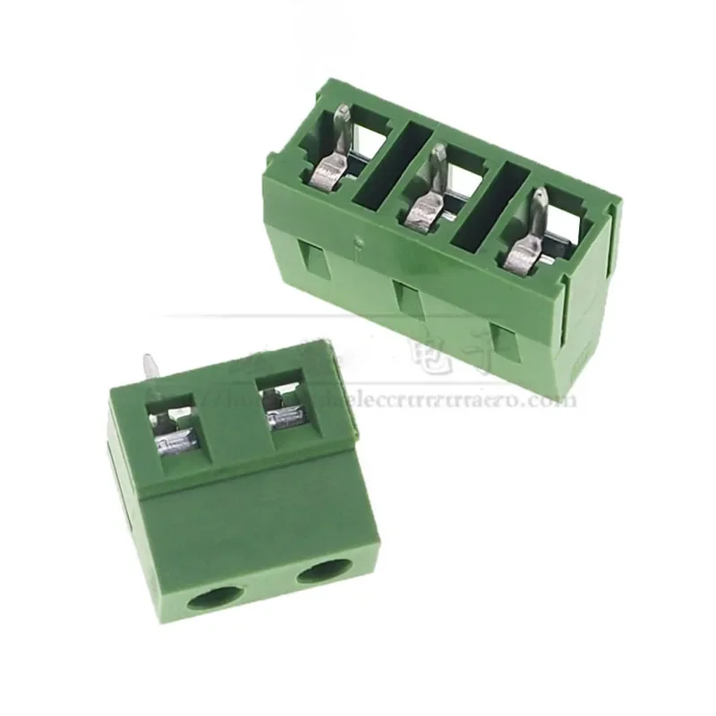 KF128 3.81/5.0/7.5MM terminal block, green terminal block, screw type PCB terminal 100 pcs