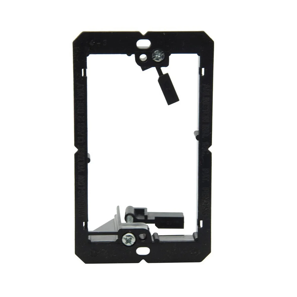 AB33-5 Pack Low Voltage Mounting Bracket (1 Gang ) For Single Gang Wall Plate, Telephone Wires, Network Cables, Coaxial