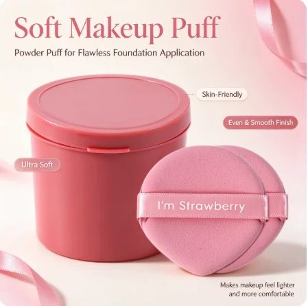 Ultra Soft Makeup Sponge Set Non Absorb Foundation Blender Puff Beauty Blender for Liquid Foundation