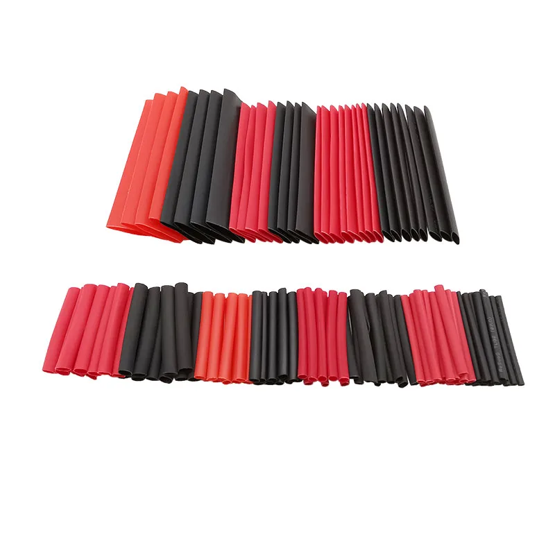 127Pcs/set Heat Shrink Tubing Assembly Kit Electrical Connection Electrical Wire Cable Protect Heat-shrinkable Tube Sleeving