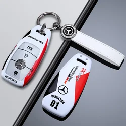 Car Remote Key Case Cover Shell For Mercedes Benz A B C E S G GLB GLC GLE Class GLS W177 W205 W213 W222 G63 X167 E200 E300 AMG