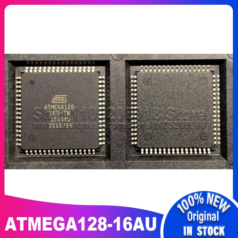 10 ~ 100 PZ/LOTTO ATMEGA128-16AU ATMEGA128 16AU ATMEGA128-16AUR TQFP64 100% Nuovo magazzino originale