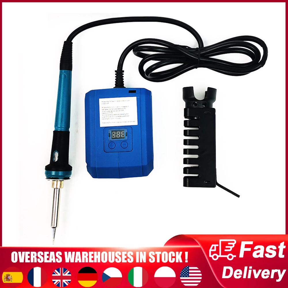 

60W Digital Electric Soldering Iron 300-510℃ Adjustable Internal Heating 936M Solder Tip Soldering Station For Makita Battery