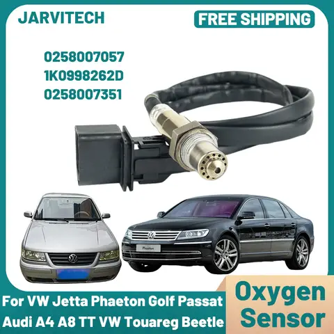 Upstream Oxygen Sensor 0258007057 17014 For VW Jetta Phaeton Golf Passat Touareg Beetle EuroVan  Audi A4 TT 1999-2007 0258007351