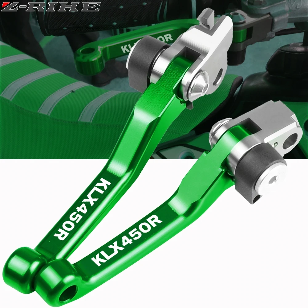 Motorcycle For Kawasaki KLX450R 2008 2009-2015 KLX450 KLX 450 R 450R Dirt Pit Bike DirtBike Motocross Pivot Brake Clutch Levers