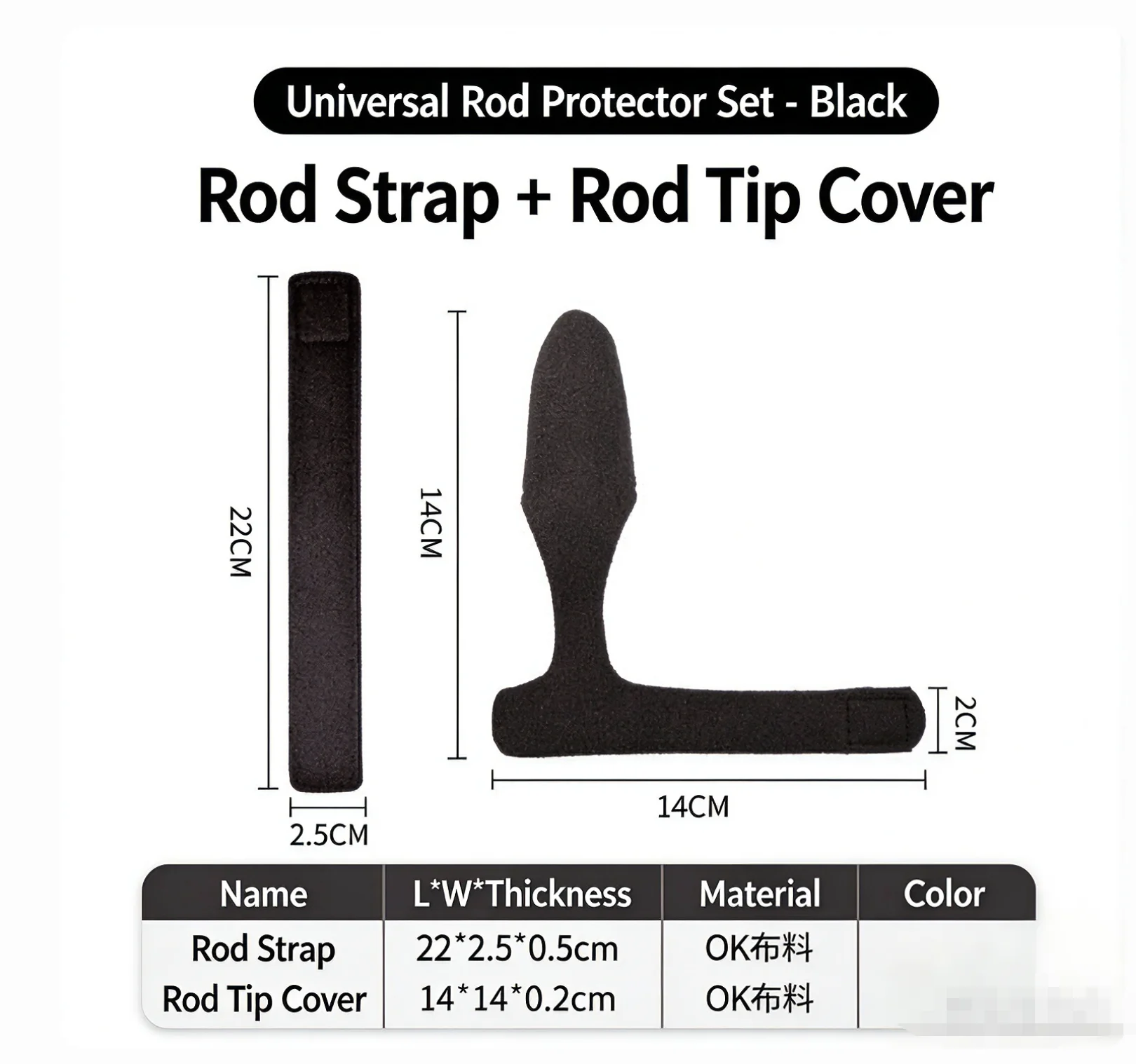 1pc Fishing Storage Straps, Fishing Rod Straps, Elastic Straps, Rod Protectors, Outdoor Fishing Accessories gallery 3