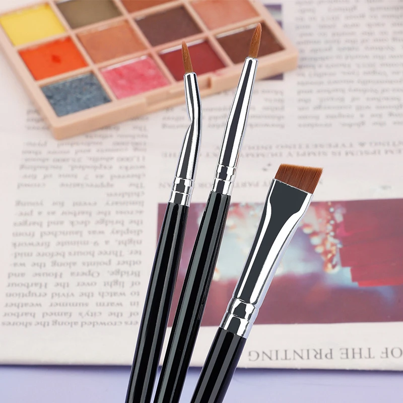 3本セット 超極細曲線アイライナーブラシセット ディテールメイクアップ アイティアトゥルーフ ファインライナー コンシーラーブラシ ブレードアングル アイブロウブラシ