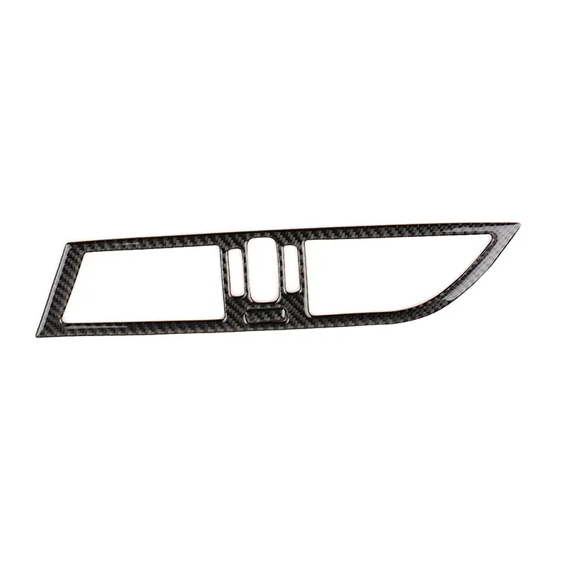 For BMW Z4 Series E89 2009-2016 Car Accessories Central Air Conditioning Air Vents Outlet Frame Cover Soft Carbon Fiber Trim