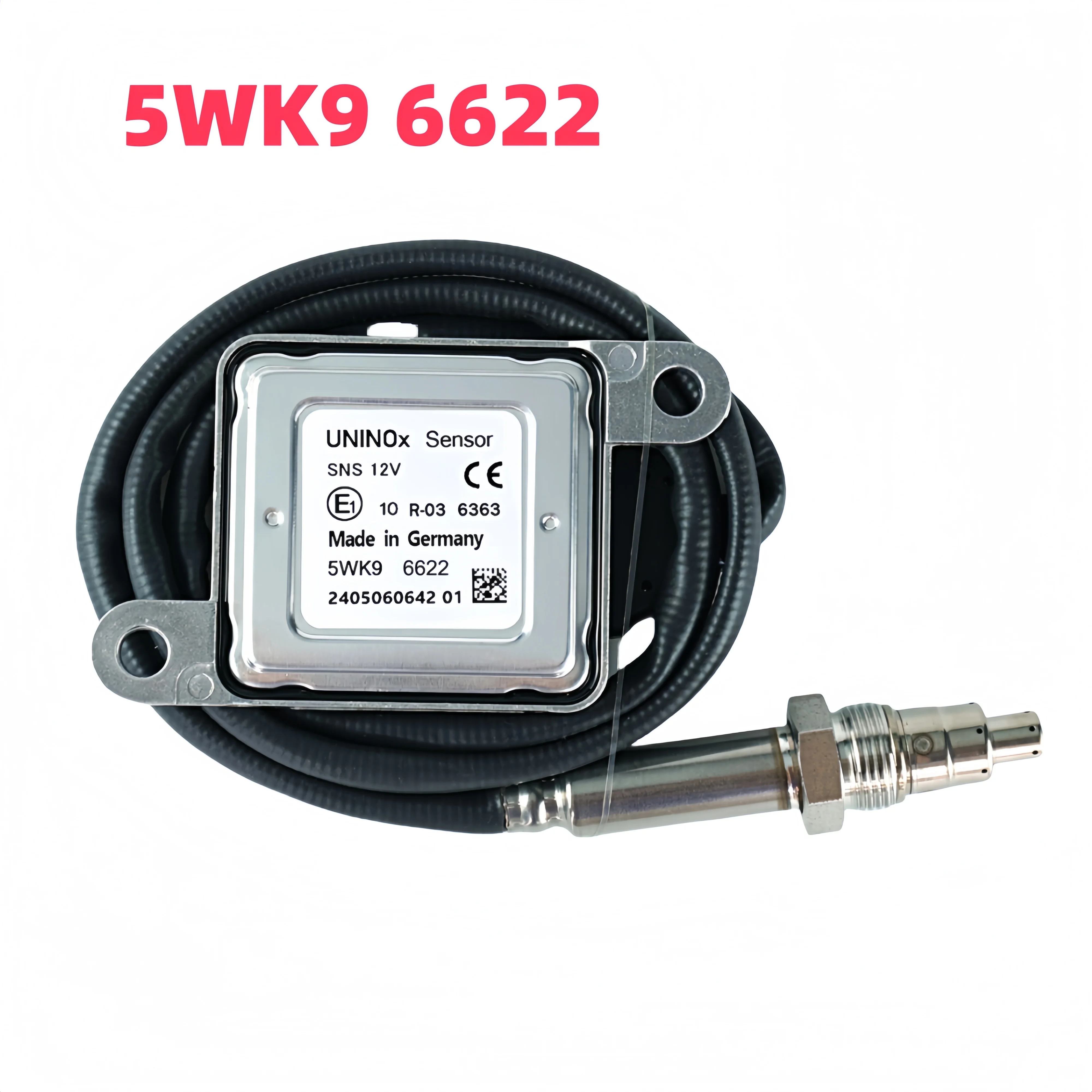 

100% New 5WK96622 Trunk Nitrogen Oxide NOX Sensor FOR BENZ BMW SMART 12V 5WK9 6622C