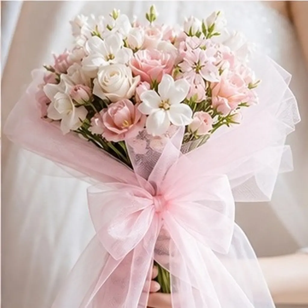 25 Yards Pink Wedding Tulle Roll Spool Mesh Ribbon Dacron Fabric for Tutu Skirts Bows Chair Sashes Party Decorations Craft