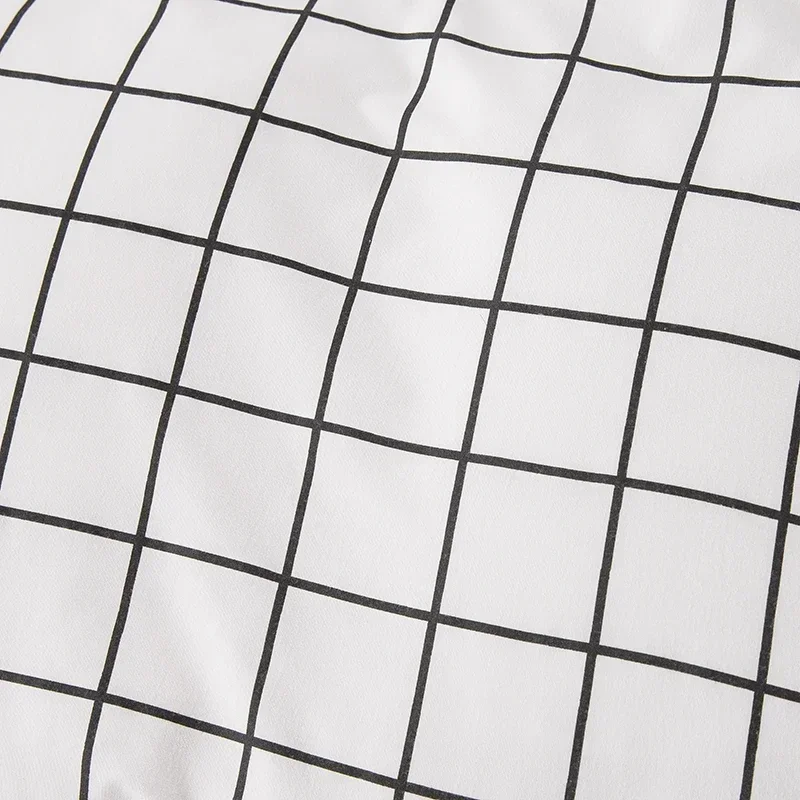 Grid Lattice Duvet Cover Available In Size 220x240 Includes Pillowcase And Bedding Set Also Acts As A Quilt Cover Blanket