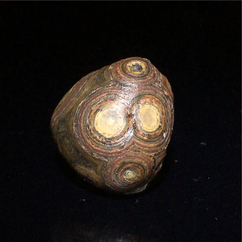 Mongolian Alxa Gobi Agate Stone Beads Pretty Colored Relief Original Jewelry Making Pendants Or Beads for Crafting - view 4