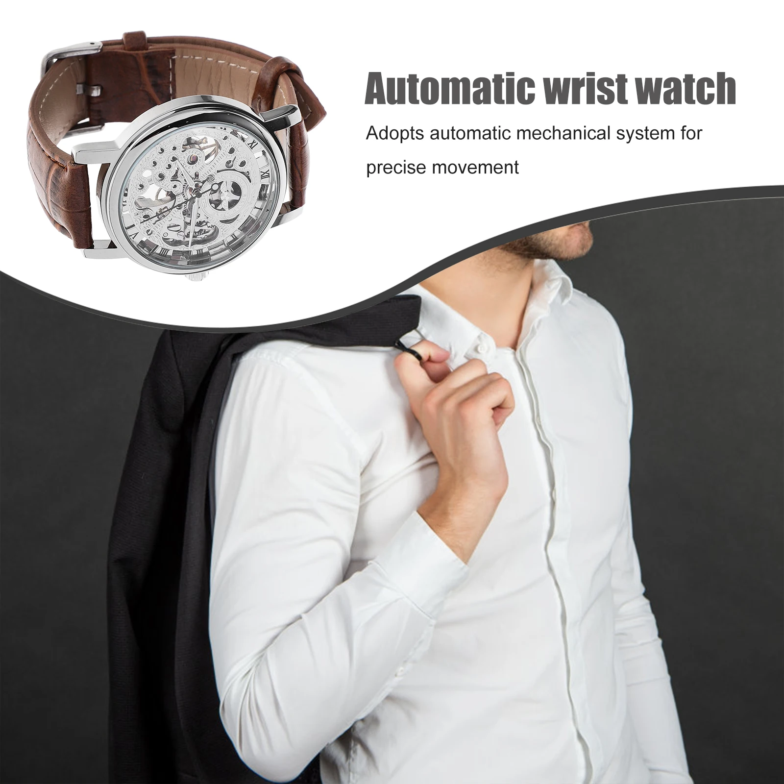 

Automatic wrist watch Men's mechanical watch Mechanical wrist watch Men's wrist watch Automatic mechanical watch
