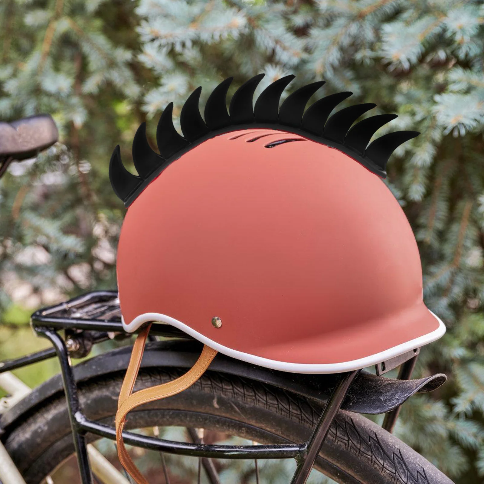 

Motorcycle Decoration Black Arc-Shaped Retro Strip for Personalized Styling Custom Fit All Helmets Biker