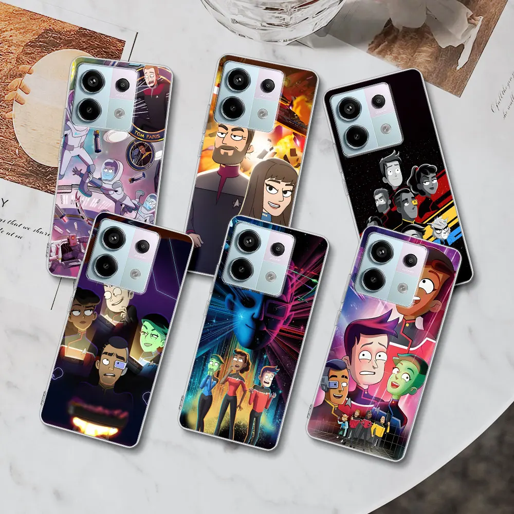 Star Trek Lower Decks Case for Xiaomi Redmi Note 9 10 8 10S 11 11S 12 12S 9S 11T 13 Pro Plus 11E 11T TPU Soft Phone Cover Shell