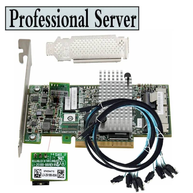 

LSI 9267-8i PCI-E 3,0 8 Порт 512 М 6 Гбит/с SATA/SAS + Поддержка ключей RAID 5 6 RAID карты + кабель 8087