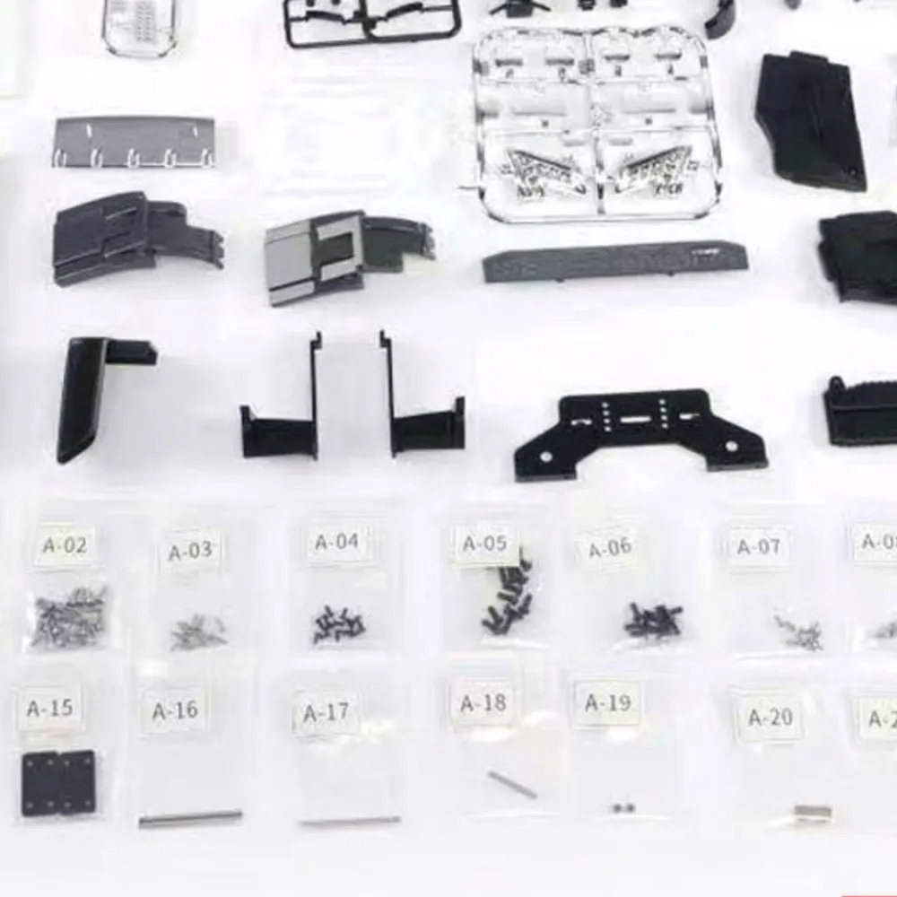 

Комплект неокрашенных деталей кабины Double E Parts FMX для игрушечных радиоуправляемых гидравлических самосвалов 1/14, тракторов и самосвалов DIY TH23145