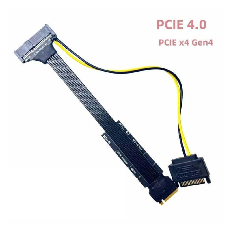 M.2 NVMe to U2U3 SSD Card Cable Support PCIE4.0 U2U3 SSD Hard Disk Adapters Cable Fast Speed