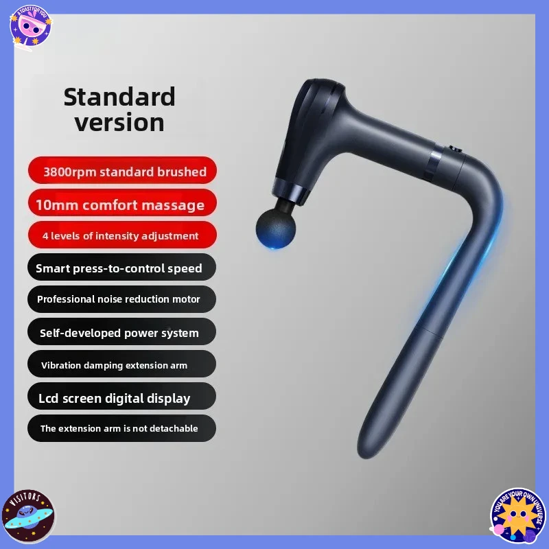 

Бестселлер, пистолет для фасции локтей, многофункциональный массажер для шейного отдела позвоночника, спины, мышц, электрический массажный пистолет для удлиненной головы