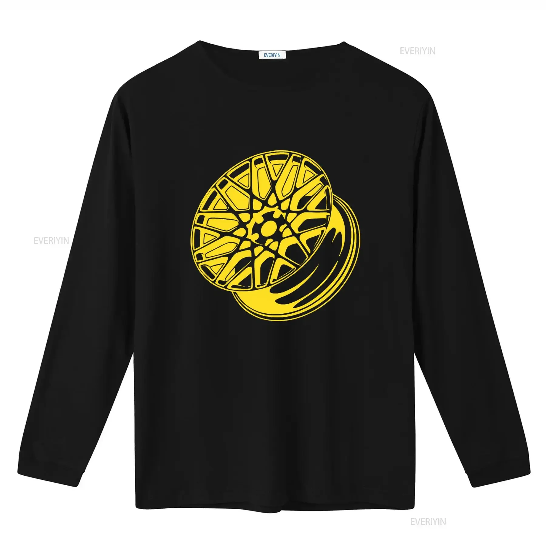 Rotiform BLQ Wheels Rim T Shirt for Men Stylish Wheel Design Print vintage Washed Versatile graphic Casual streetwear fashion