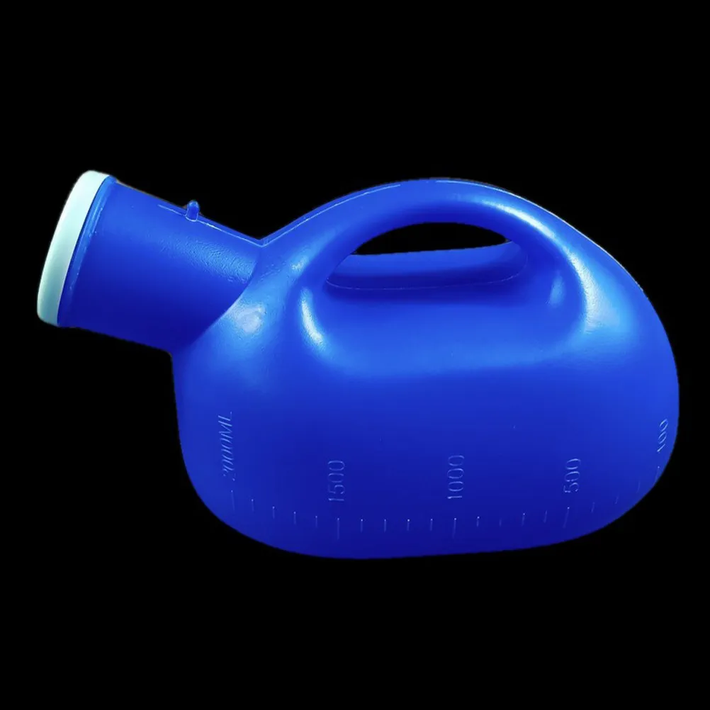 

Large Capacity Portable Urinal for Men Thickened Plastic Urine Container Reusable Convenient Adult Urinal Daily Use Hospital Car