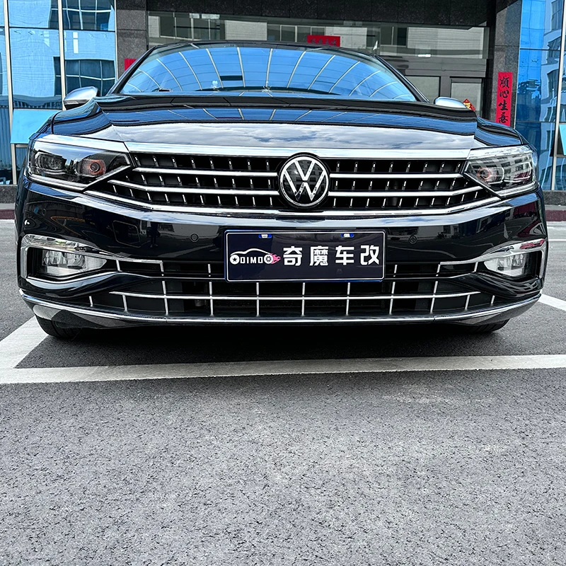 For VW Passat B8 Lower Grille Chrome 2019 2020 2021 2022 2023 Passat B8 sedan Grille Chrome Front Bumper Light Strip