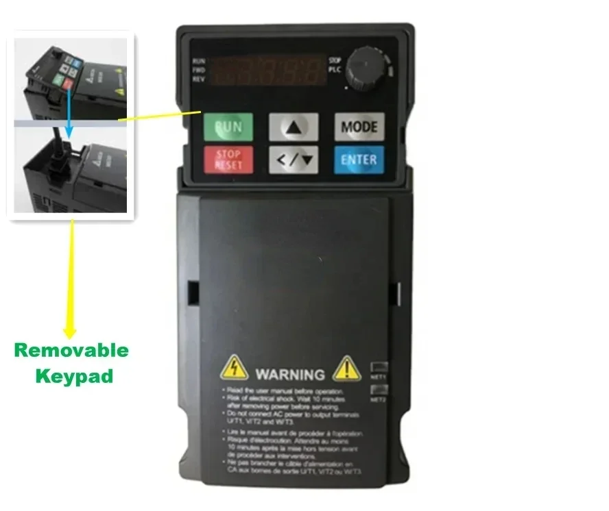 Delta Inverter VFD MS300 Series Inverter 3.7KW VFD9A0MS43ANSAA VDF With CE Certificate In Stock