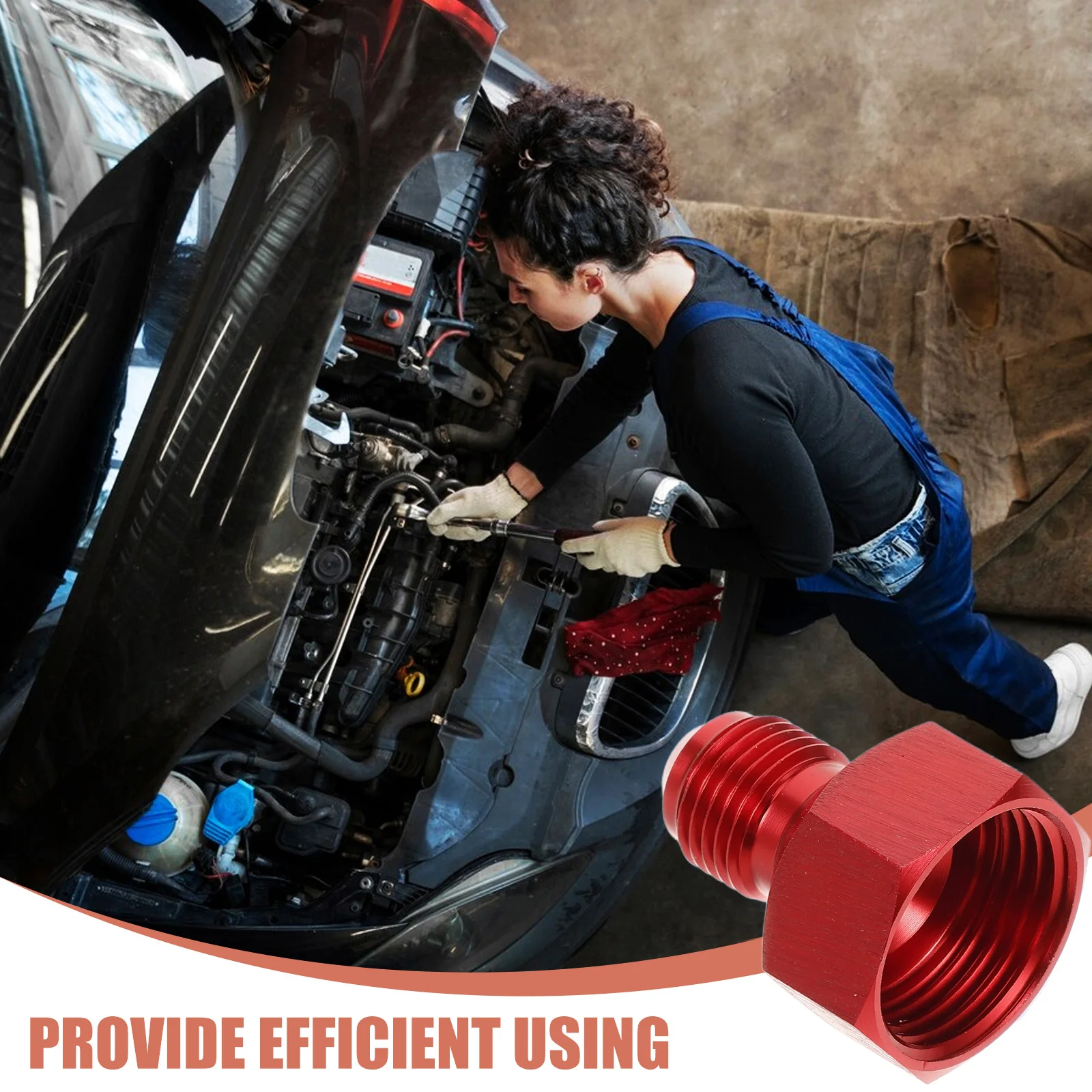 تركيب مبرد الزيت An10 إلى An6 محول خط الوقود من سبائك الألومنيوم مخفض خرطوم متين لنظام السيارات توصيل سريع للسيارة