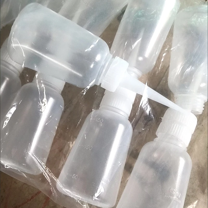 1-10Pcs 100ml 150ml 250ml 300ml 500ml  Thickened Plastic Glue Bottle Set Point Tip Oil Dispenser for DIY/Lubricant /Adhesive