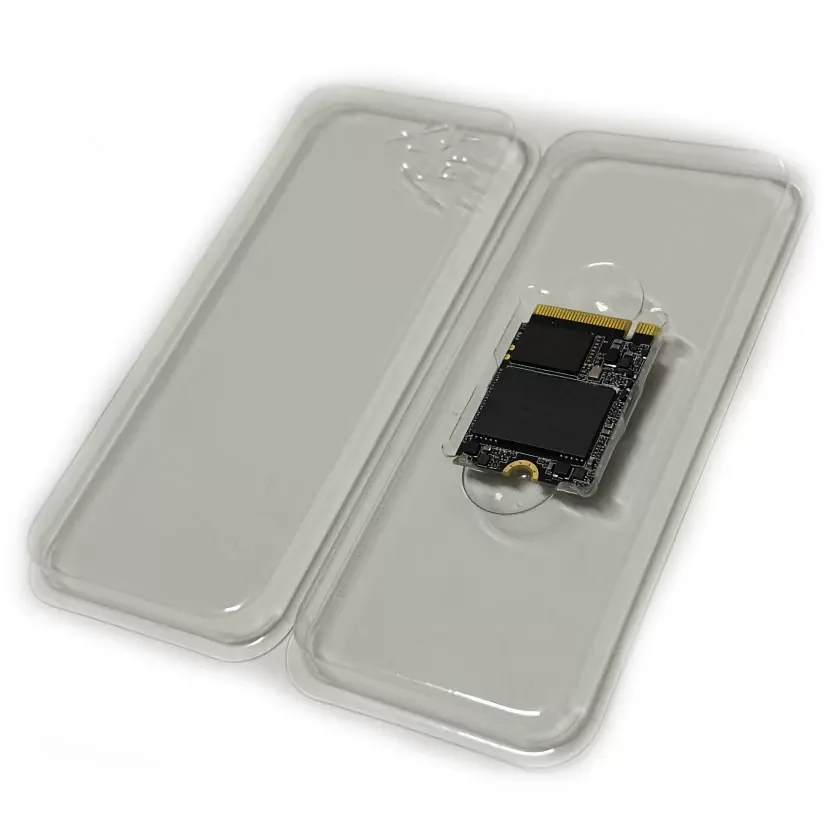 50PCS  2230 NVMe SSD Blister Shell M.2 Solid State Drive Transparent PET Plastic Universal Packaging Case