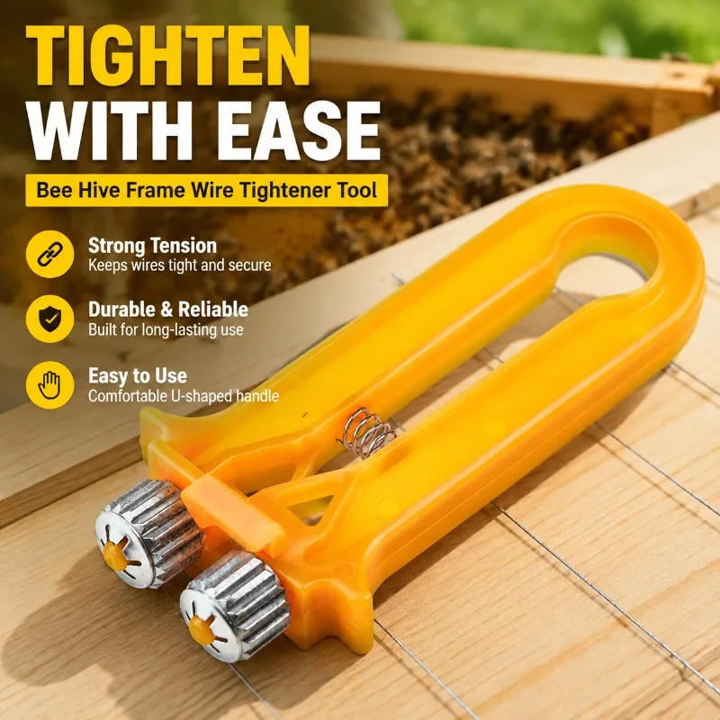 Beekeeping Supplies Beehive Frame Wire Tension Tool Metal Thread Puller Bee Colony Metal String Fastener Practical Apiary