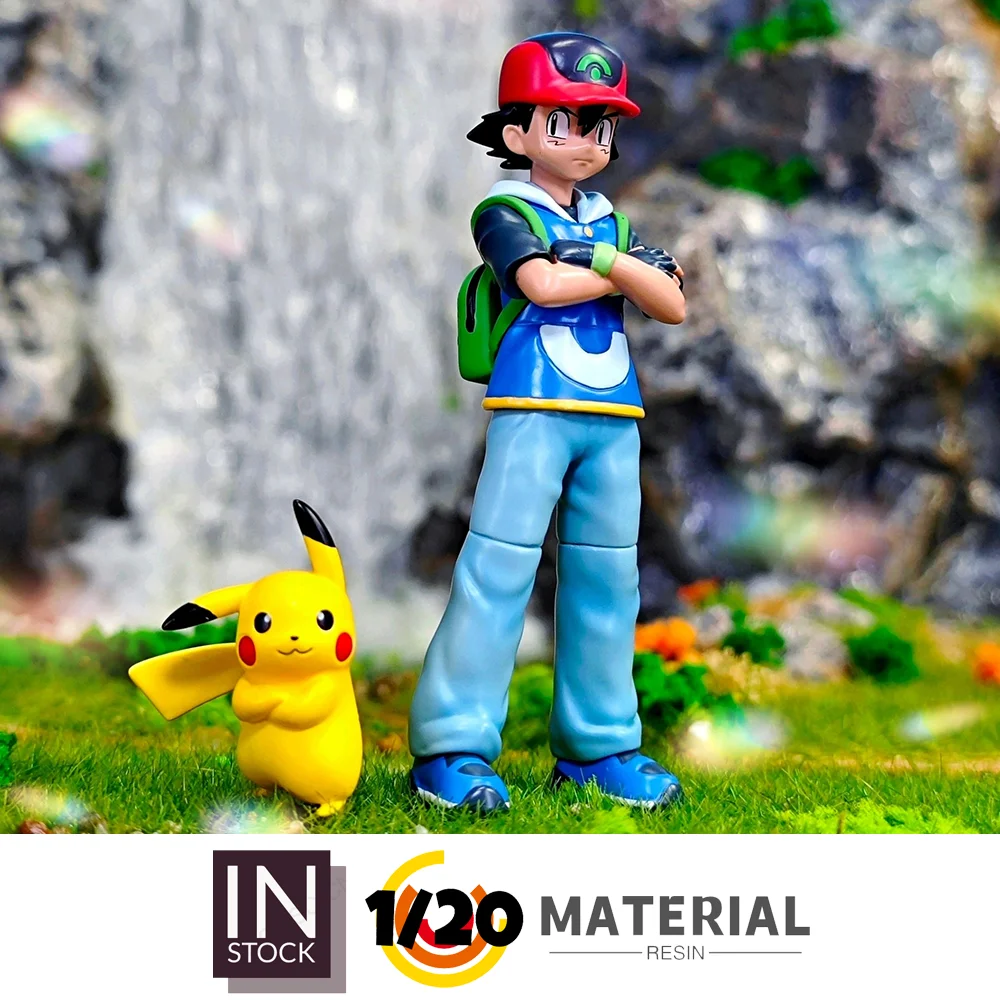 [IN STOCK] 1/20 Resin Figure [MOMENT] - Ash Ketchum & Pikachu