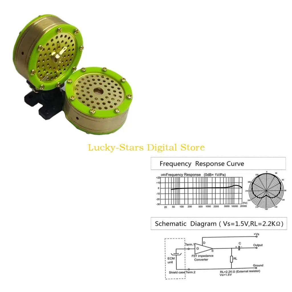 

Капсюль конденсаторного микрофона T3EE 34 мм из чистой меди для студийной записи, конденсаторный микрофон