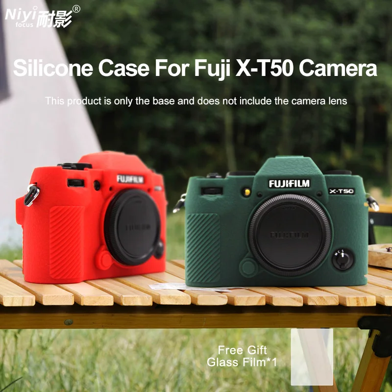 XT50 كاميرا لينة غطاء من السيليكون حامي الكاميرا قاعدة غطاء ل Fujifilm X-T50 مقاوم للماء الغبار والخدش