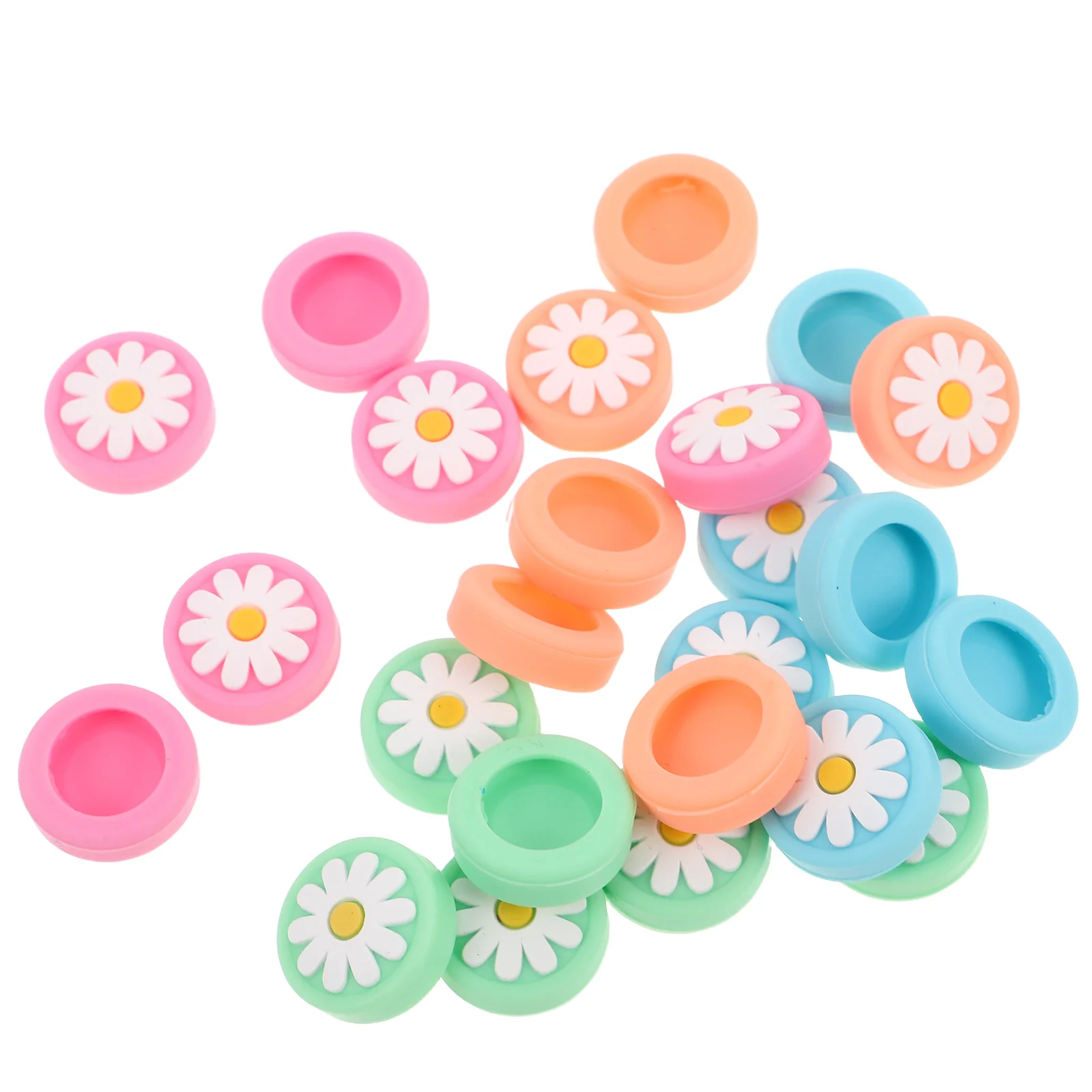 

24Pcs Joystick Caps for Game Controller Silicone Thumb Comfortable Analog Cap Replacement for Accessories