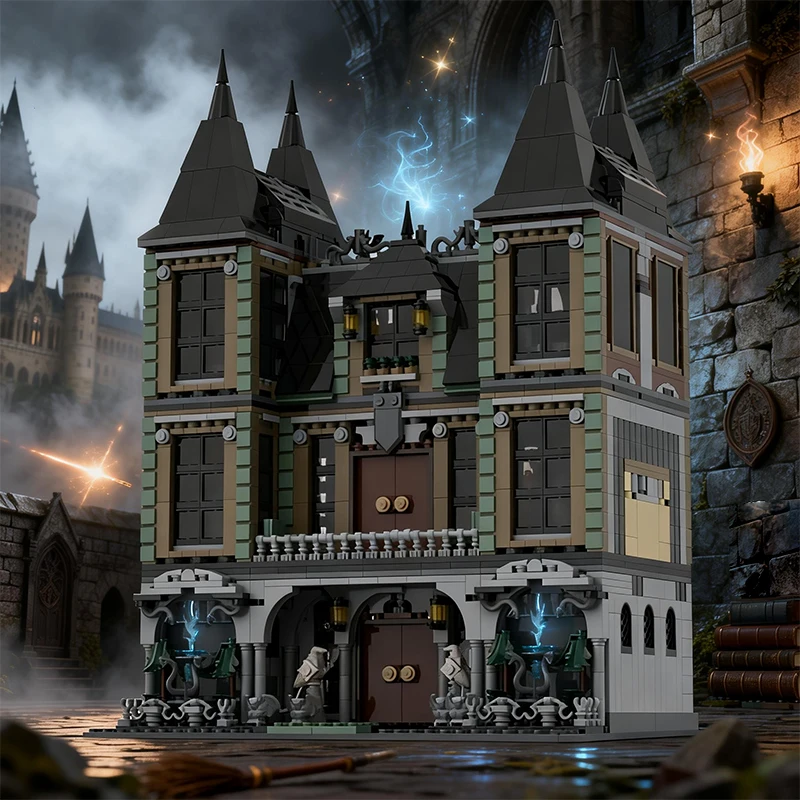 Set di Costruzioni Modulari 3041 Pezzi, Modello di Edificio Personalizzabile, Giocattolo Educativo DIY per Ragazzi, Regalo Festivo