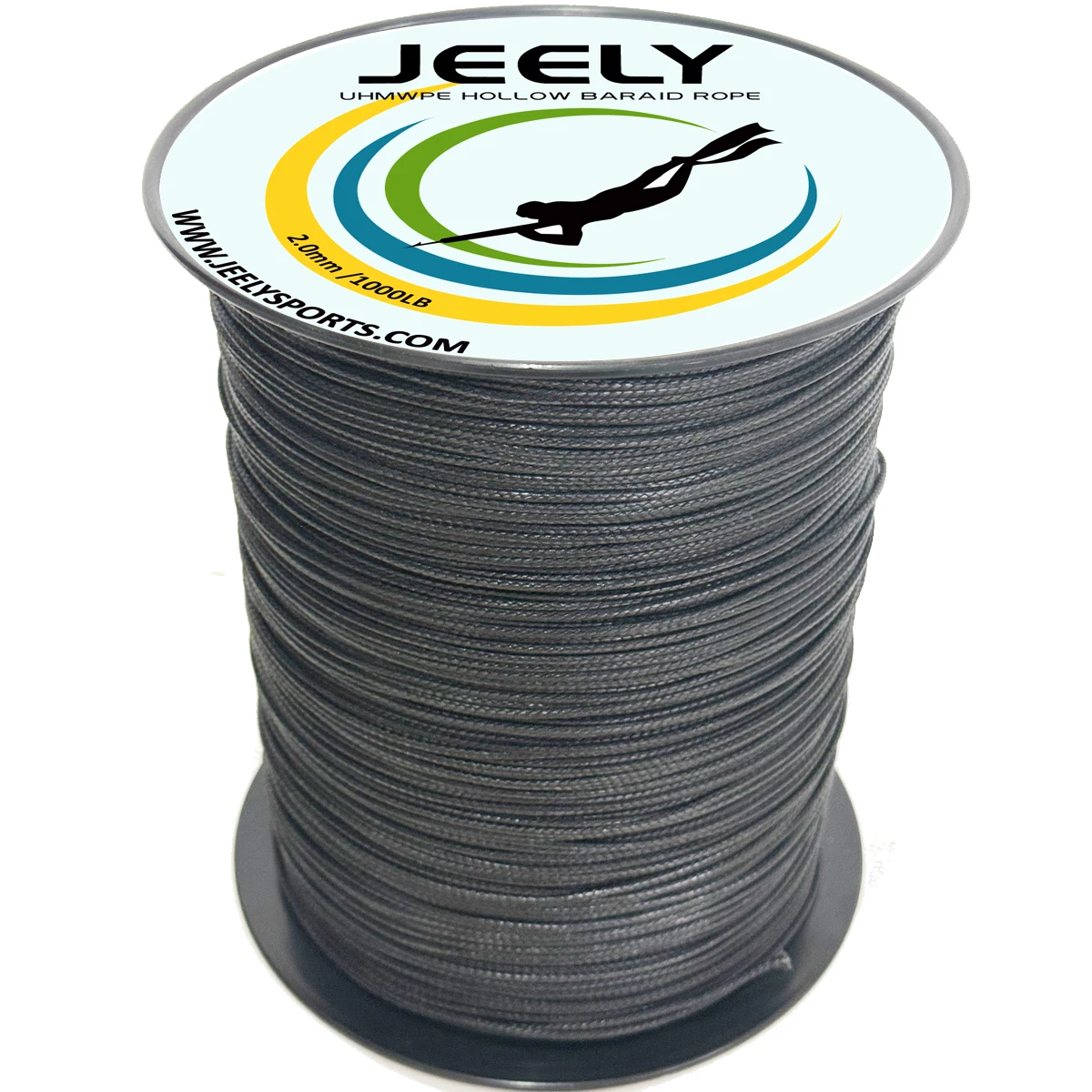 50m 2mm 8 Weave 1000lb High Quality UHMWPE Fiber Braid Spearfishing Gun Rope