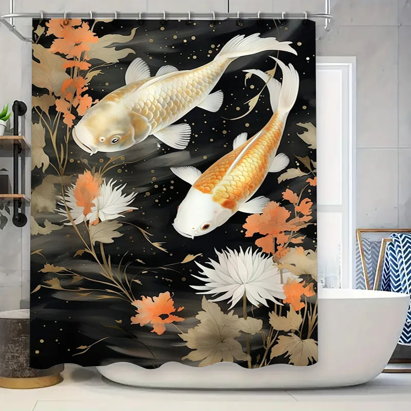 

Роскошный принт занавески для душа Декор для ванной комнаты Водонепроницаемая ткань украшения дома