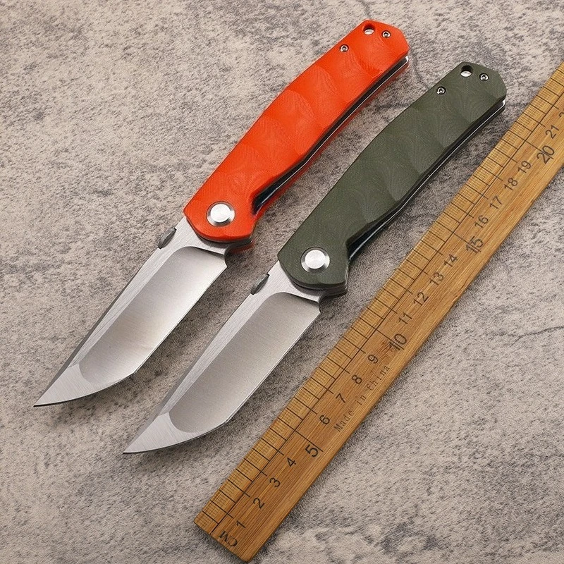 Folding Pocket Outdoor Camping Hiking Fishing Survival Knife Hunting Antiskid D2 Blade Portable Utility Fruit Knives EDC Tools