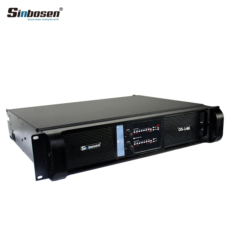 Sinbosen DS-14K amplifier 2 channel sound stereo professional audio 2000w power amplifier for DJ karaoke