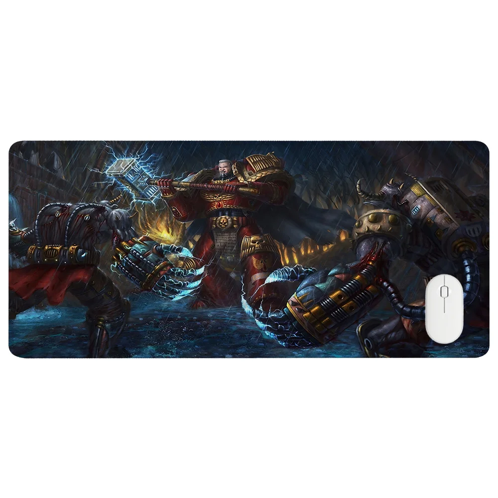 H-Hammer Mouse Pad War Gaming Setup Accessories Office Gamer Cabinet Computer Table Mousepad 40K Desk Mat Keyboard Extended Mats