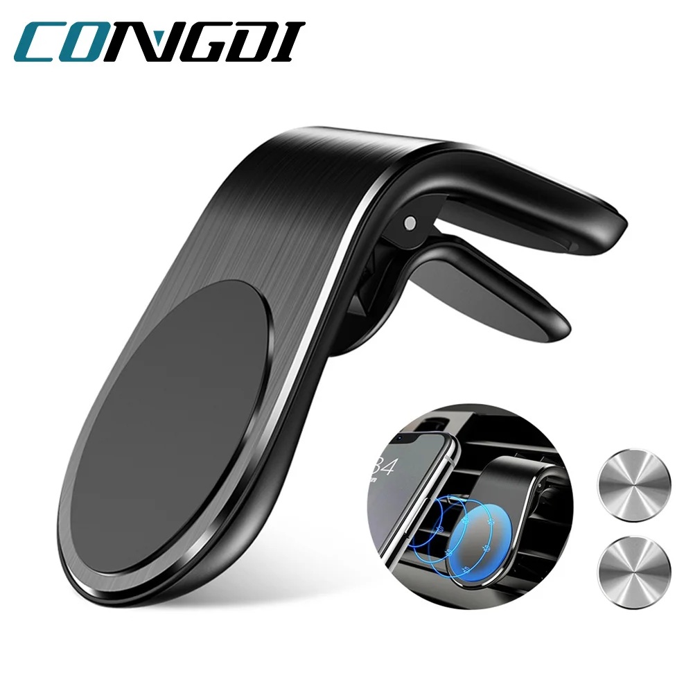 Magnetic Universal Car Phone Holder Air Vent Mount Stand in Car GPS Mobile Cell Phone Holder Blacket For iPhone Samsung Xiaomi