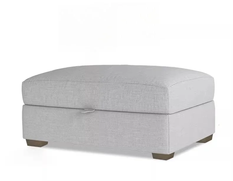 Estilo americano, armazenamento, banco para troca de sapatos, madeira maciça, sofá, banco de pedal, final da cama