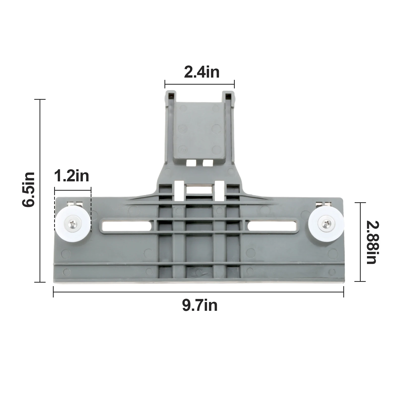 W10350375 Upgraded Polymer Dishwasher Top Rack Adjuster W10195839& W10195840&W10508950 Replace fit Whirlpool Kenmore Kitchenaid