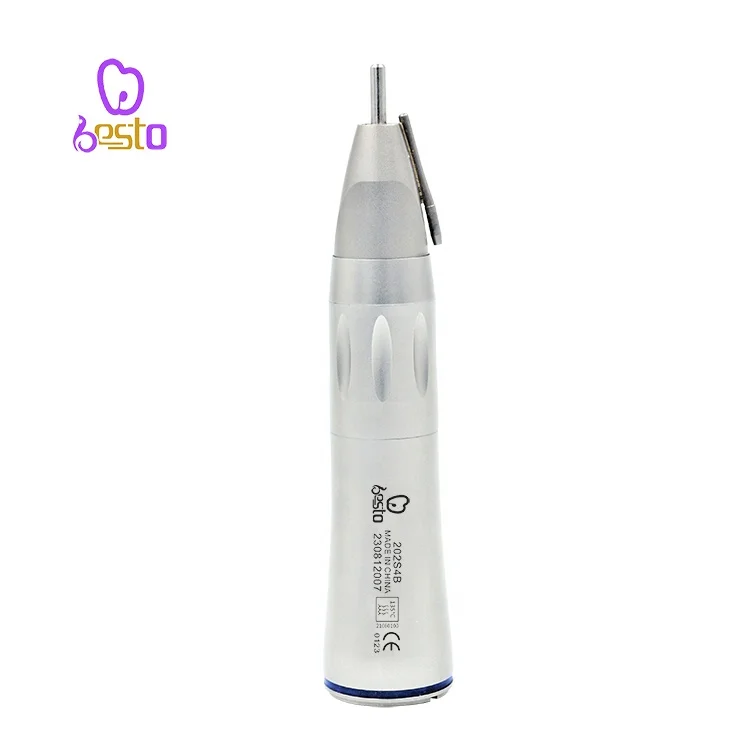 

BESTO den tal 1:1 Fiber Optic Straight Handpiece Low Speed Handpiece Contra Angle with Water Tube Instrument