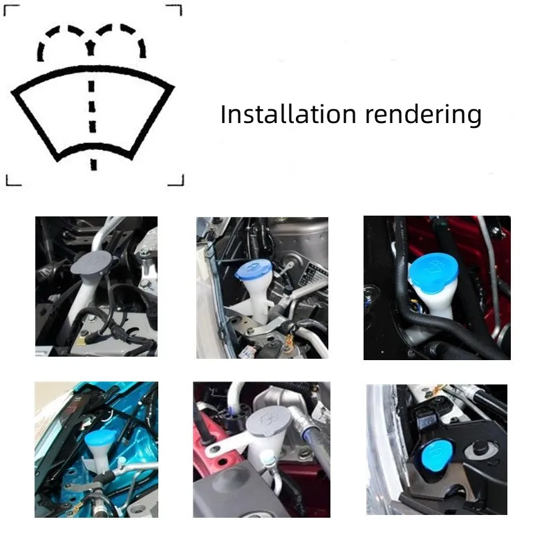 Front Glass Wiper Spray Bottle Cover For NISSAN Tiida Livina Altima Qashqai X-Trail Sunny