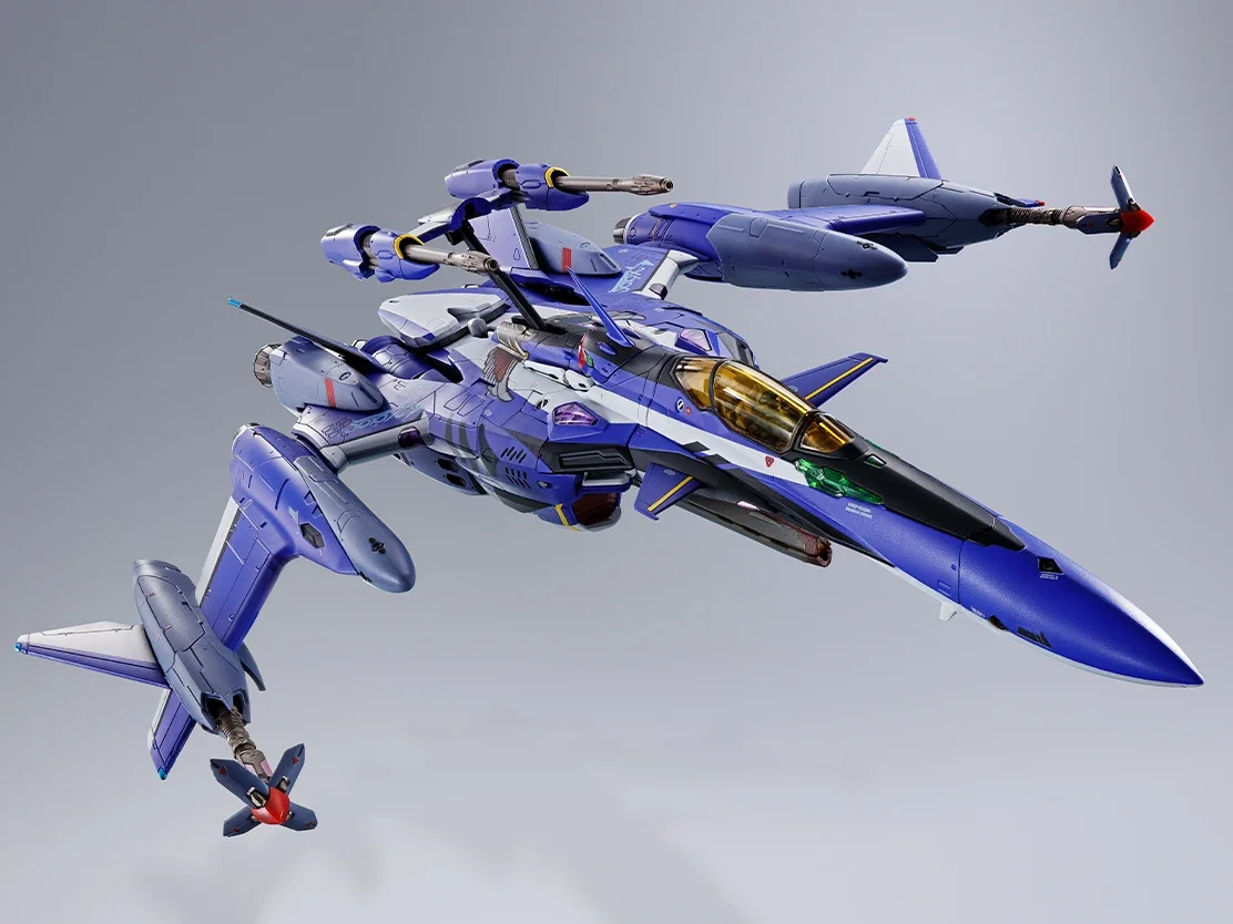 W magazynie Bandai DX Super Alloy Macross YF-29 Durandal Max Machine nowa edycja teatralna transformacja Anime figurki Model